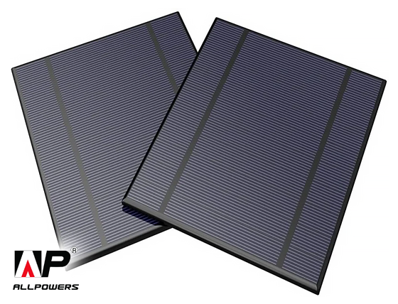 ALLPOWERS: 2pcs 2-5W 5V-500mAh Mini DIY Solar Panel Charger Kit